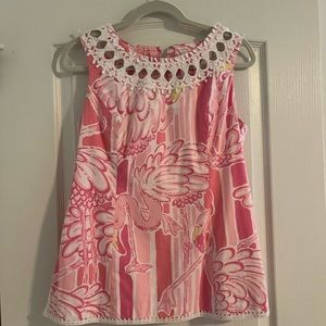 Lilly Pulitzer sleeveless blouse, size 10